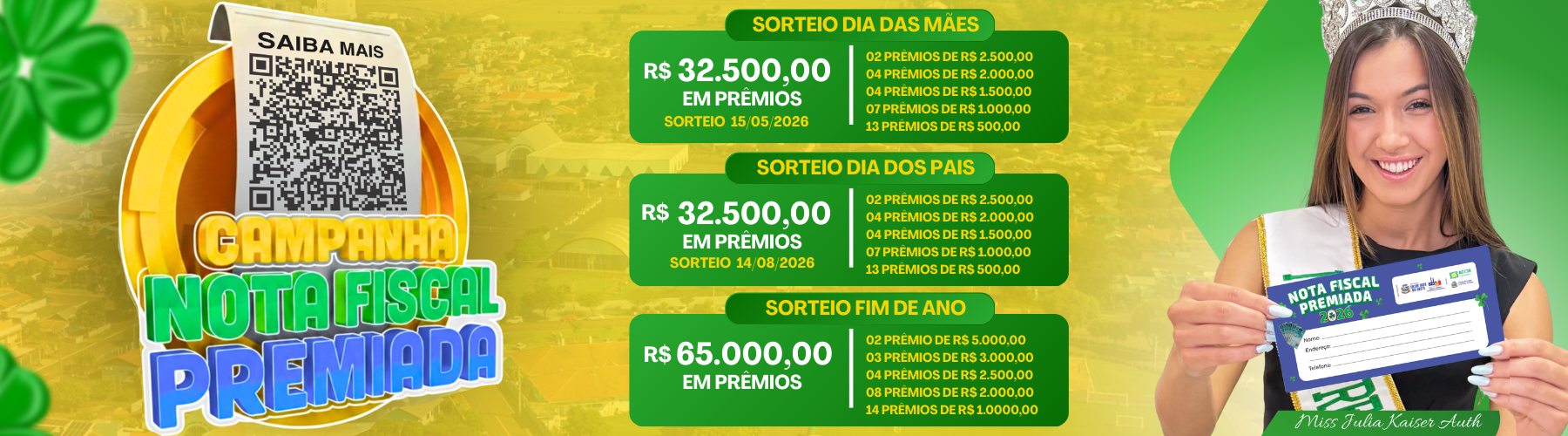 CAMPANHA NOTA FISCAL PREMIADA