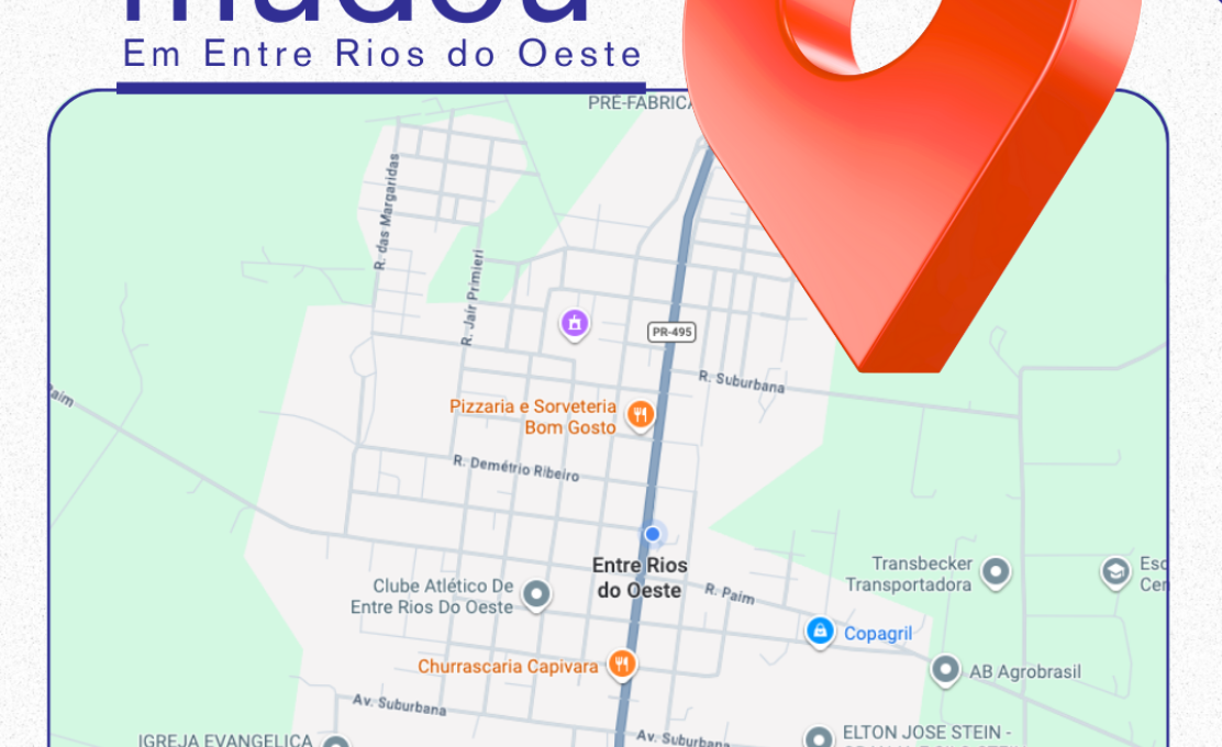 CONFIRA OS NOVOS CEP DE ENTRE RIOS DO OESTE 