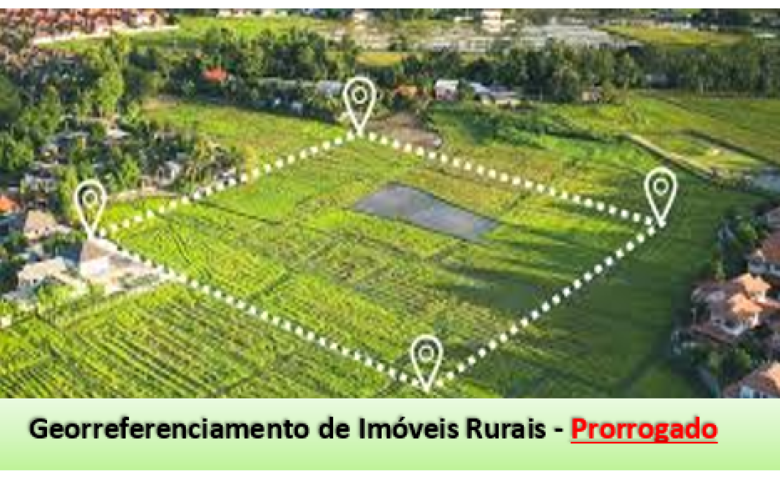 Fica prorrogado os prazos para o Georreferenciamento obrigatório para 2029