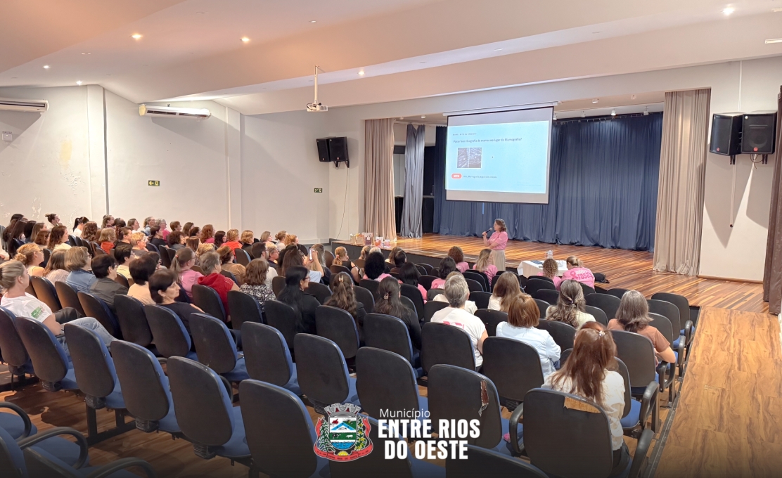 OUTUBRO ROSA REÚNE MULHERES EM NOITE DE INFORMAÇÃO E CUIDADO EM ENTRE RIOS DO...