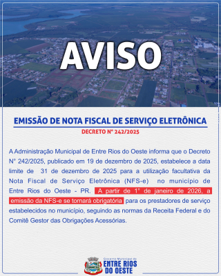 Emissão de Nota Fiscal de Serviço Eletrônica 
