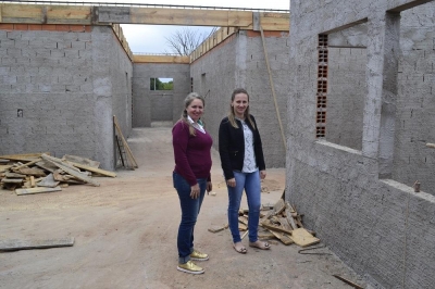 Obra CMEI Padre Emílio segue conforme o planejado, com mais de 25% da obra concretizada.