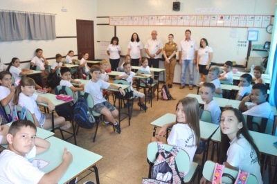 AULAS DO PROERD TEM INICIO EM ENTRE RIOS DO OESTE