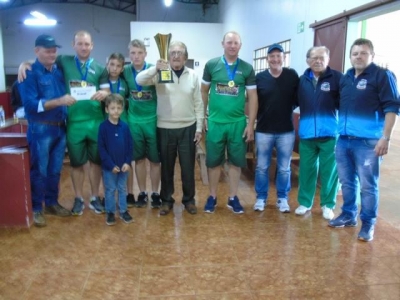 DEFINIDO O CAMPEÃO DO CAMPEONATO MUNICIPAL DE BOCHA