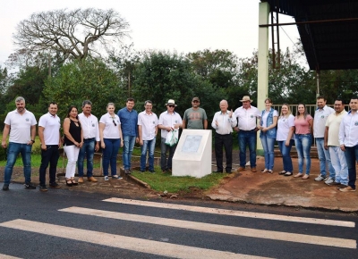 OBRAS DE PAVIMENTAÇÃO ASFÁLTICA SÃO INAUGURADAS EM ENTRE RIOS DO OESTE