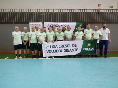 2ª Copa Cresol de Vôlei Gigante é realizada em Entre Rios do Oeste