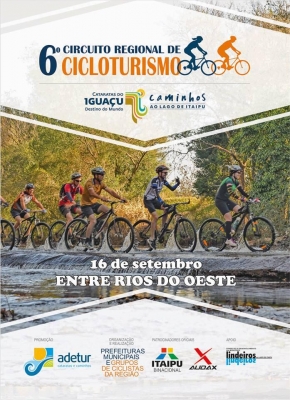 ETAPA DO CICLOTURISMO EM ENTRE RIOS DO OESTE IRÁ SORTEAR VIAGEM PARA PORTO SEGURO/BA 