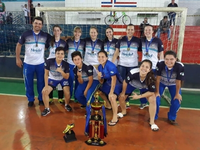 FUTSAL FEMININO DE ENTRE RIOS DO OESTE CONQUISTA BRONZE PELA COPA AMOP