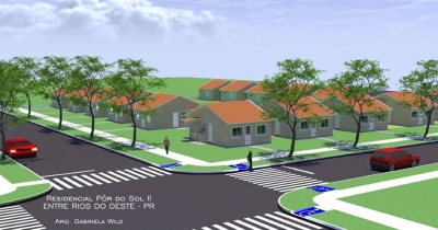 ENTRE RIOS DO OESTE DÁ SEQUÊNCIA AO PROGRAMA HABITACIONAL