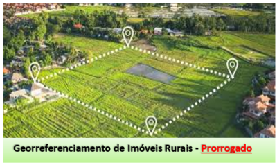 Fica prorrogado os prazos para o Georreferenciamento obrigatório para 2029