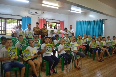 Aula inaugural do PROERD é realizada em Entre Rios do Oeste