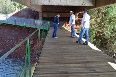 Reforma da Passarela em Entre Rios do Oeste será finalizada nos próximos dias