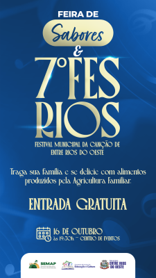 Feira de Sabores E 7°Fes Rios 