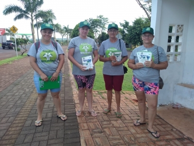 ASEC REALIZA ENTREGA DE PANFLETOS E CALENDÁRIOS AOS MUNÍCIPES